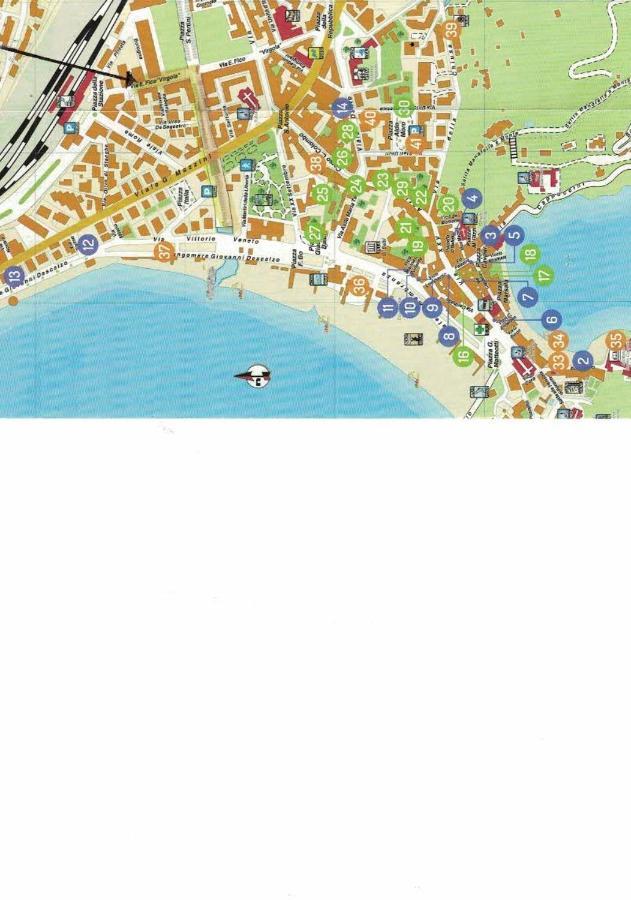 Ludovica Trilocale Centrale Con Posto Auto Sestri Levante Dış mekan fotoğraf